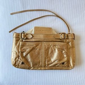 Club Monaco gold clutch